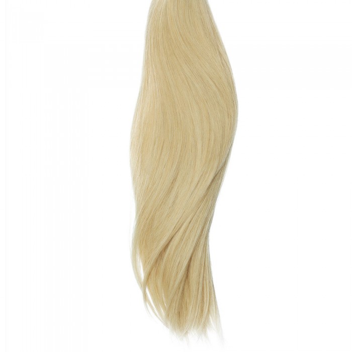 Kriyya 100g Real Hair Extensions Clip In Blonde Remy Human Hair Color 18-22 Inch