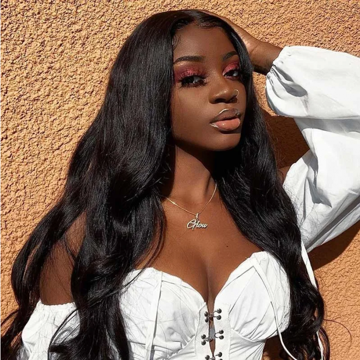 Kriyya Body Wave 100% Human Hair 3 Bundles With 5*5 Lace Closure