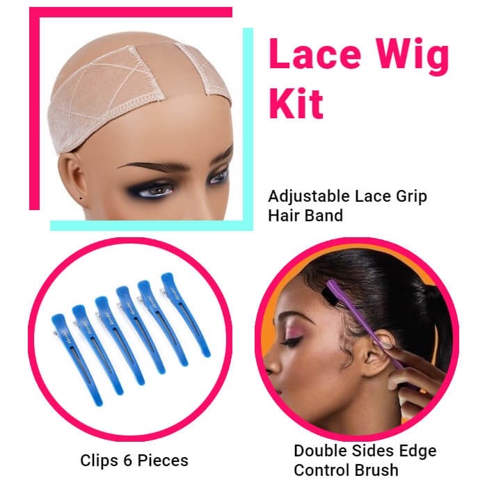 3 Pack Lace Wig Kit for Beginner