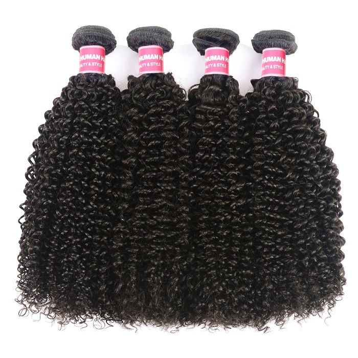Kriyya Kinky Curly Bundles Brazilian Virgin Hair 4 Bundles