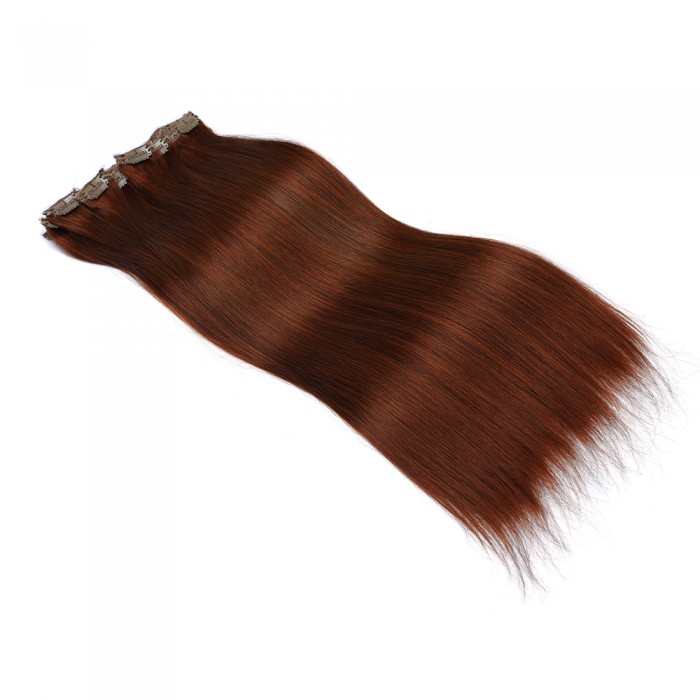 Kriyya 100 Remy Hair Extensions ClipIn Hair Extensions120GCinnamon