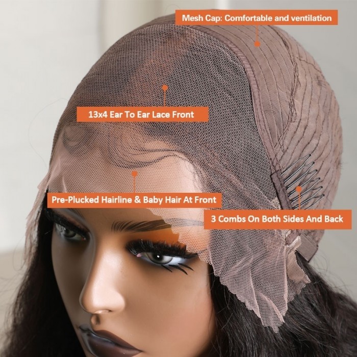 Flash Sale 18 Inch 13x4 Jerry Curly Lace Front Human Hair Wigs 