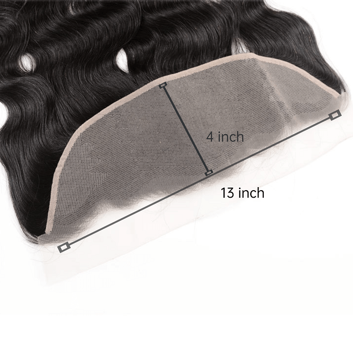 Kriyya Body Wave Pre-Plucked 13x4 Lace Frontal 100% Human Hair