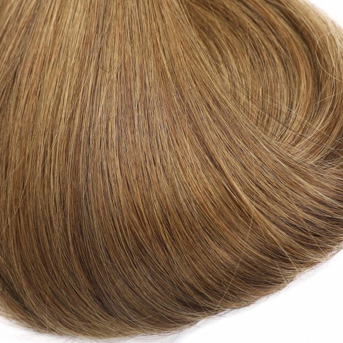 Kriyya Remy Clip Ins Medium Golden Brown Human Hair Extensions Virgin Human Hair