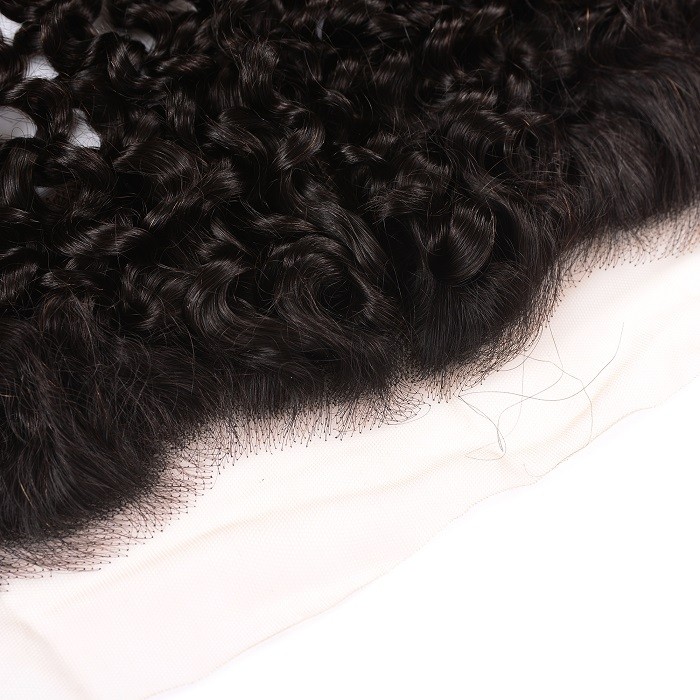 Kriyya 3 Bundles Malaysian Curly Hair Weave With Closure 4X4 Inch