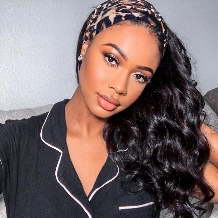 Kriyya Remy Headband Body Wave Wig Wear And Go Human Hair Wigs