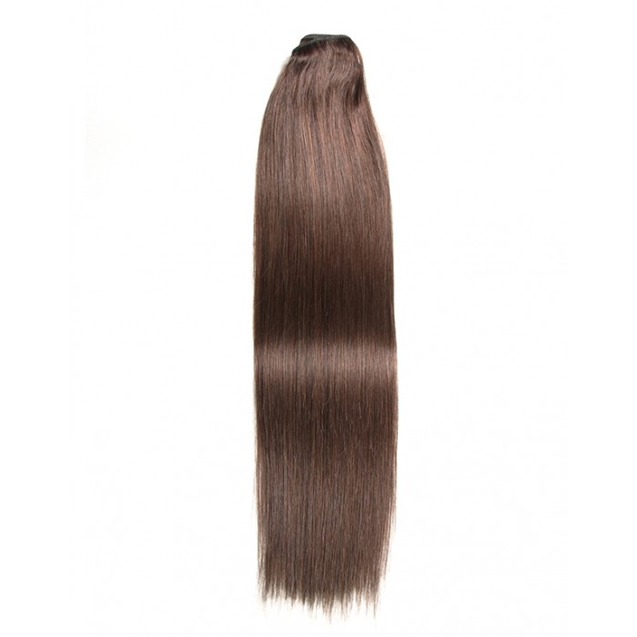 Kriyya 100% Remy Volumizer Hair Weft-Dark Brown