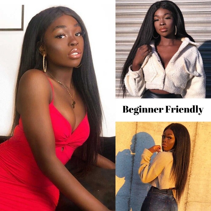 Flash Sale Kinky Straight U Part Wig 150 Density Virgin Human Hair Wigs