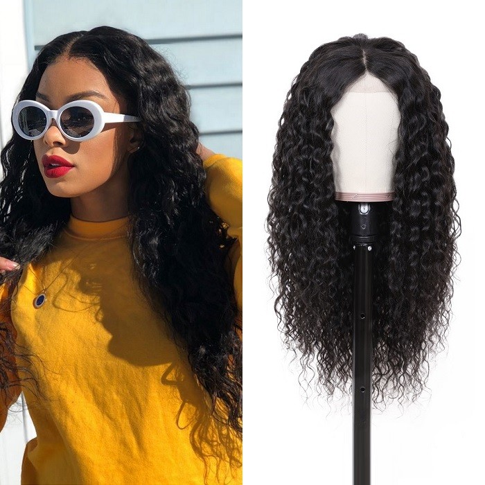 Kriyya Best 13x4 And 13x6 Water Wave Lace Front Wigs 180% Density Brazilian Virgin Human Hair Wigs
