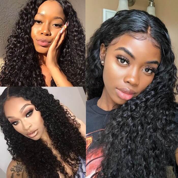 Kriyya Deep Wave Malaysian Human Hair Bundles Deals 4pcs Unprocessed 7A Virgin Hair