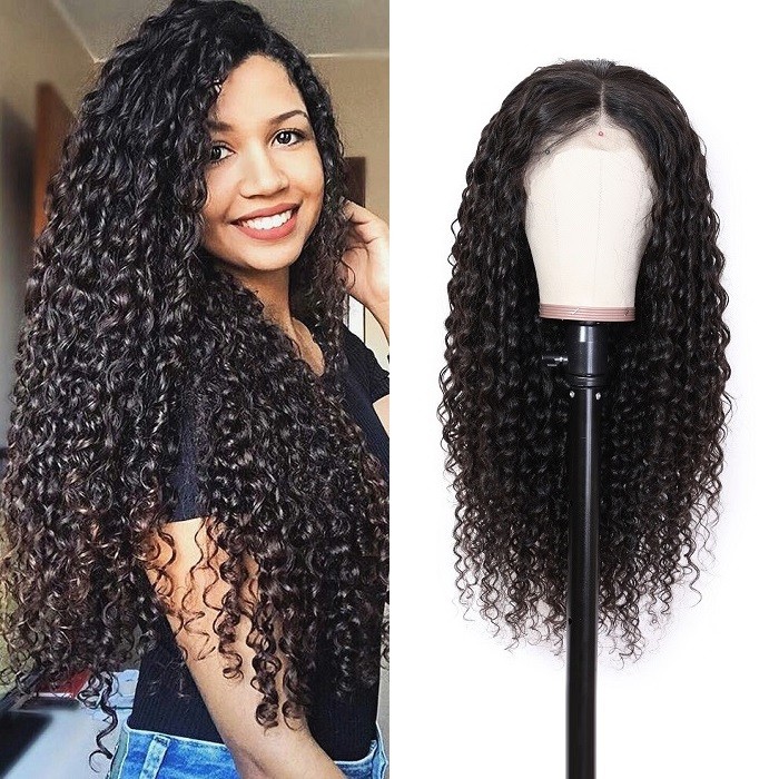Kriyya Hair Best Full Lace Wig 150% Density Deep Wave Virgin Human Hair Wigs