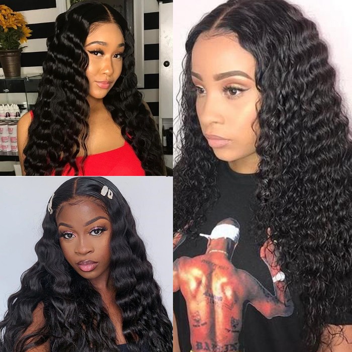 Kriyya Loose Deep Wave Bundles Brazilian Virgin Remy Hair 4 Pcs