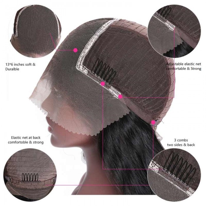 Kriyya 13x6 Water Wave Lace Front Wigs Human Hair 130 150 And 180% Density Wigs For Black Women