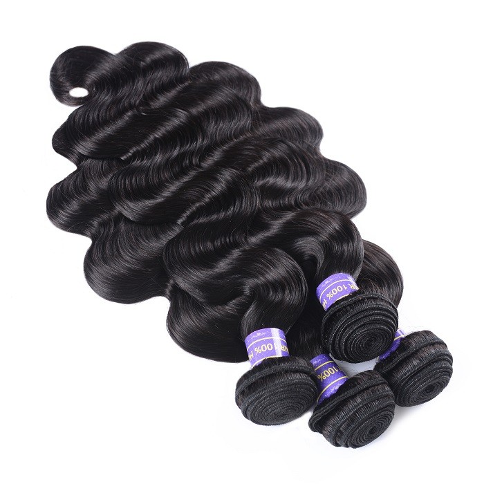 Kriyya Body Wave 4 Bundles Malaysian Virgin Hair 7A Human Hair Weave