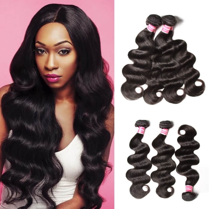 Kriyya Peruvian Hair Body Wave Weave 3 Bundles Hair Bundle Deals 9A Virgin Hair