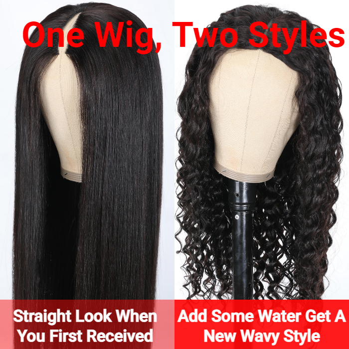 Kriyya Wet & Wavy Deep Wave VPart Wigs Virgin Hair One Can Changed