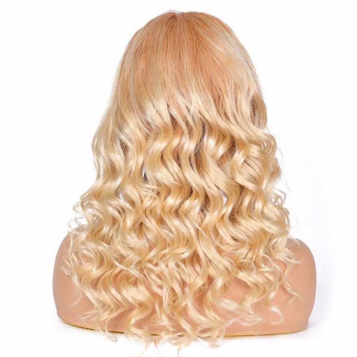 Sarah | 13*4 Lace Front Dark Rooted Wavy Remy Human Hair Wig