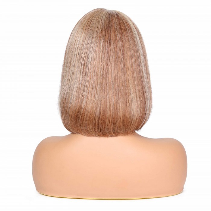 Jennifer | 13*4 Lace Front Pre Plucked Highlight Human Hair Bob Wig