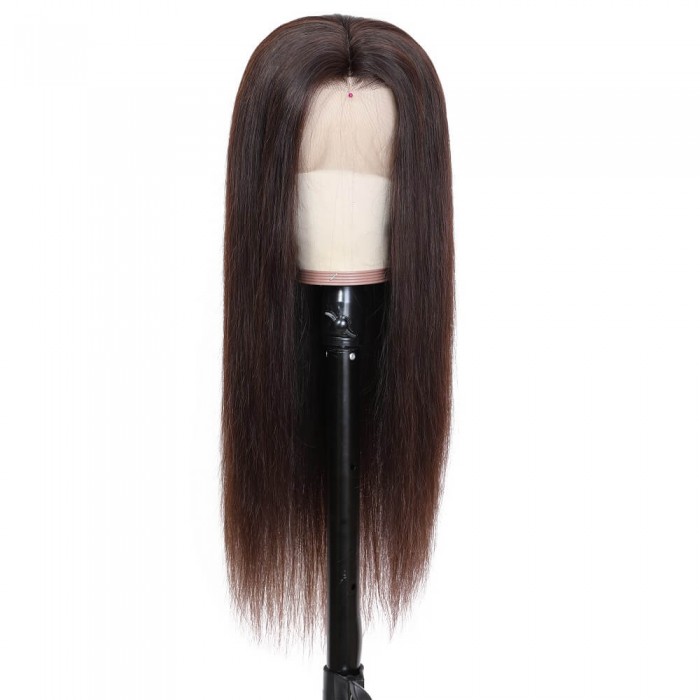 Doris| Dark Brown 13*4 Lace Front Human Hair Wig