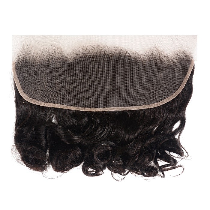 Kriyya Loose Wave Pre-Plucked Virgin Human Hair 13x4 Lace Frontal