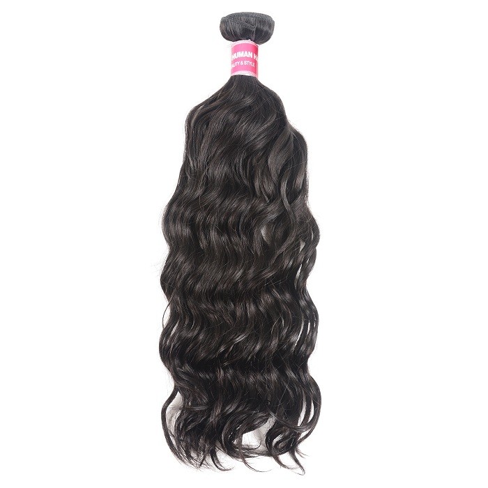 Kriyya Natural Wave Hair 1 Bundle Human Hair Weave Natural Color