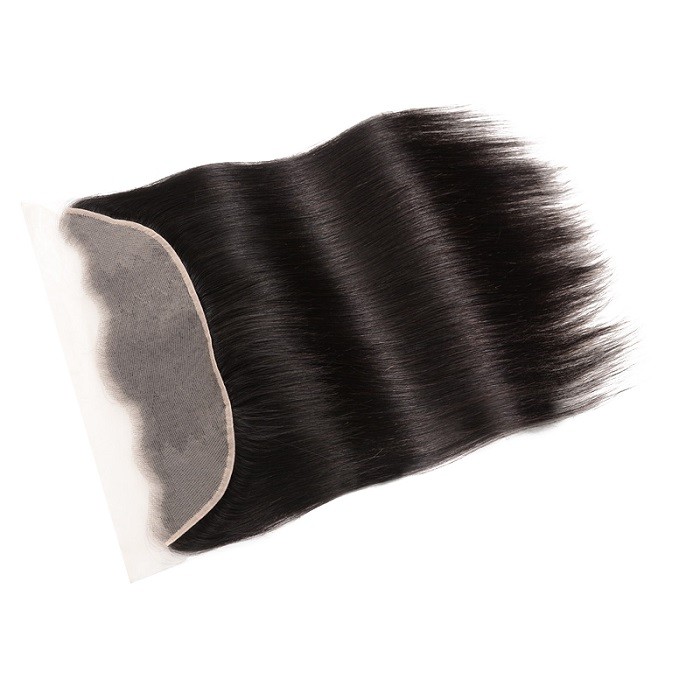 Kriyya Straight Unprocessed Human Hair 13x4 Transparent Lace Frontal