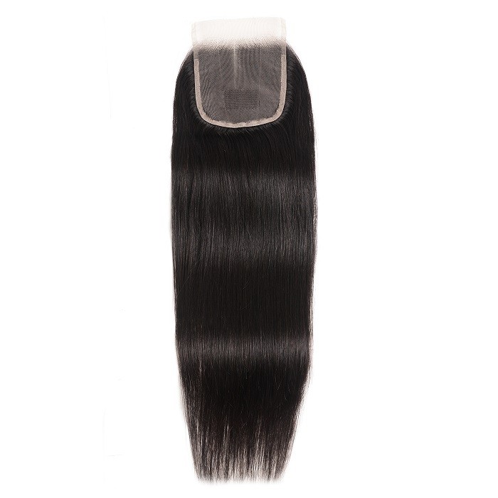 Kriyya Straight 4*4 Lace Closure 100% Human Hair Transparent Lace Closure