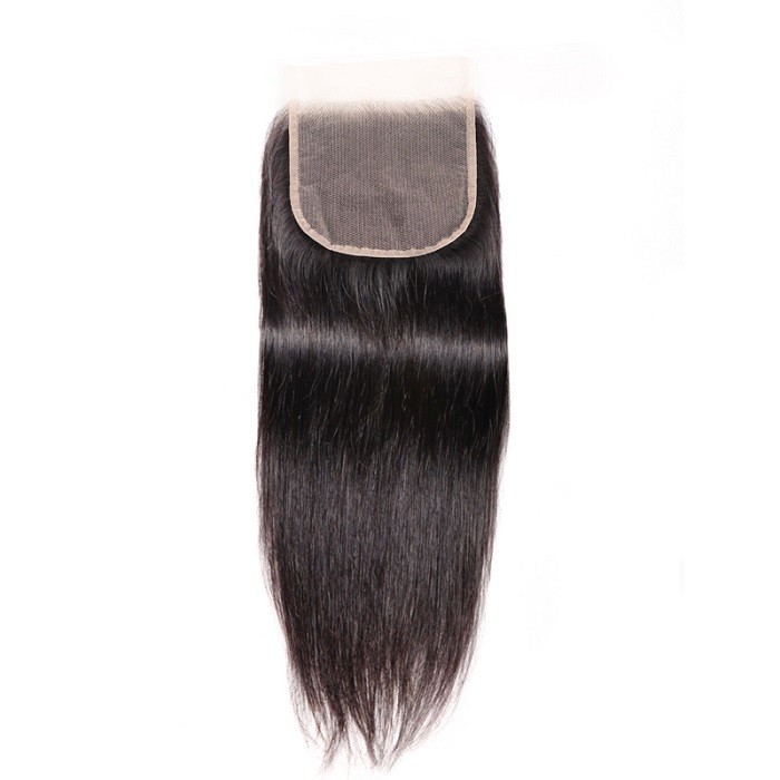 Kriyya Virgin Human Hair 5x5 Transparent Lace Closure Straight Human Hair