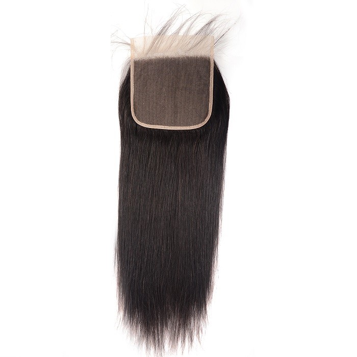 Kriyyas Natural Hairline With Baby Hair 6x6 Lace Closure Straight Virgin Hair