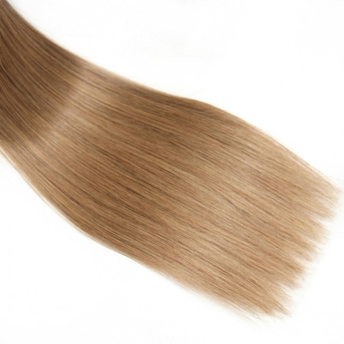 Kriyya Professional U-Tip Hair Extensions Nail Tip Hair- Light Golden Brown