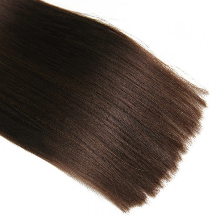 Kriyya Professional U-Tip Hair Extensions Nail Tip Hair-Dark Brown