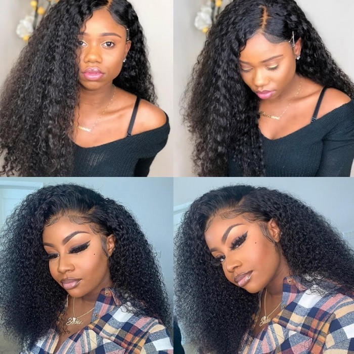 Kriyya Kinky Curly 3 Bundles Brazilian Human Hair Weave