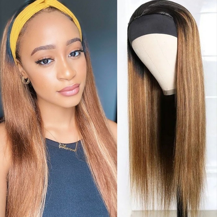 Flash Sale Straight Highlight Headband Wig