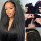 Kriyya V Part Yaki Straight Wig No Leave Out Human Hair Wig Upgrade U Part Wig Natural Color