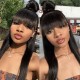 Kriyya 13x4 Transparent Lace Straight Human Hair Wigs With Bangs 130% 150% Density