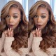 Kriyya 13X4 Honey Blonde Highlight Lace Front Wigs Human Hair Body Wave Colored Wigs Favorable Price