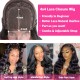 Kriyya YTber Recommendations Body Wave Human Hair Wigs 150% 180% Density 4x4 Lace Closure Wig