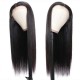 Kriyya Virgin Human Hair Pre Plucked T Part Lace Wig Middle Part Straight Hair 150% Density