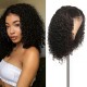 Kriyya 13x4 Jerry Curly Short Bob Lace Front Wigs Pre plucked 130% Density