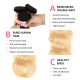 Kriyya Body Wave 100 Human Hair 3 Bundles Malaysian Hair T1B/613 Ombre
