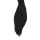 Kriyya 120g Human Hair Clip Ins Real Hair Extensions Natural Black Hair Color Remy Hair