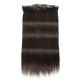 Kriyya 160g Clip In Hair Extensions Chocolate Brown 16-24 Inch Remy Hair Extensions