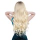 Kriyya 160g Clip In Extensions Platinum Blonde Hair Color Remy Human Hair Extensions 100 Human Hair