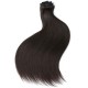 Kriyya 120g Clip Extensions Chocolate Brown Remy Hair Weave Hair Extensions