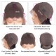 Kriyya Loose Deep Wave Wigs Pre Plucked 13X4 Lace Front Human Hair Wigs T Part Wigs With Baby Hair 150% Density