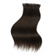 Kriyya 100g Best Clip In Hair Extensions Dark Brown Remy Hair Extensions