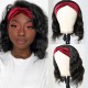 Kriyya Remy Body Wave Headband Bob Wig 150% Density Natural Color