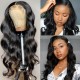 Kriyya Transparent 13x4 Lace Front Human Hair Wigs Body Wave Human Hair 180% Density