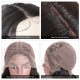 Kriyya High Quality T Part Body Wave Human Hair Wig 150% Density 13X5 Lace Front Natural Black Wig