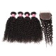 Kriyya Brazilian Curly Human Hair 4 Bundles With 4X4 Closure 